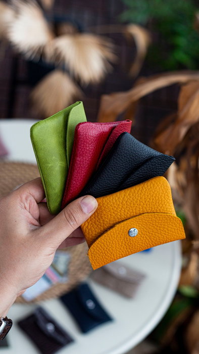 Zoozie Bags Murcia - Mustard Tarjetero de Piel